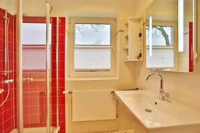 Ein Badezimmer in der Unterkunft Am Elchgrund, im Brook 9 Am Elchgrund Im Brook 9 Appartement 07