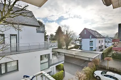 Das Gebäude in dem sich die Ferienwohnung befindet