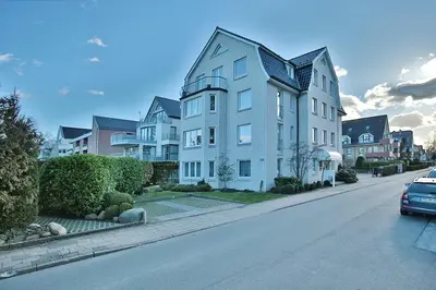Das Gebäude in dem sich die Ferienwohnung befindet