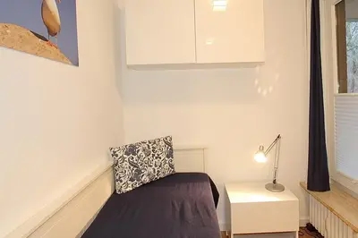 Ein Sitzbereich in der Unterkunft Strandresidenz Timmendorfer Strand Strandresidenz Appartement 101