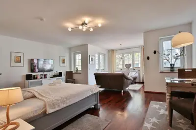 TV/Unterhaltungsangebot in der Unterkunft Maison Baltique Tdf Strand Maison Baltique Appartement 5