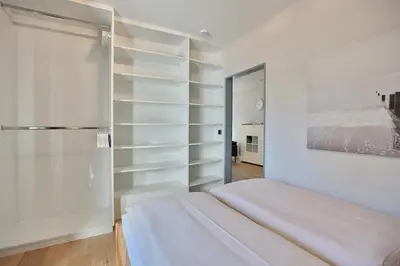 Ein Bett oder Betten in einem Zimmer der Unterkunft Am Rosenhain 12 Am Rosenhain 12 Appartement 1