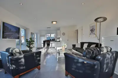 Ein Sitzbereich in der Unterkunft Villa Mare Villa Mare Appartement 3