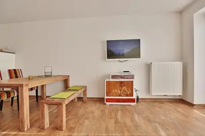 TV/Unterhaltungsangebot in der Unterkunft Die Wolburg Die Wolburg Appartement 6