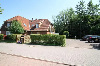 Das Gebäude in dem sich die Ferienwohnung befindet