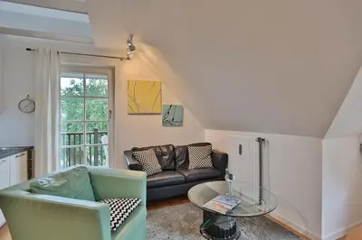 Ein Sitzbereich in der Unterkunft Am Rosenhain 19 Am Rosenhain 19 Appartement 4