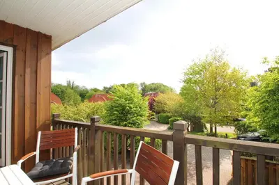 Ein Balkon oder eine Terrasse in der Unterkunft Am Rosenhain 19 Am Rosenhain 19 Appartement 4