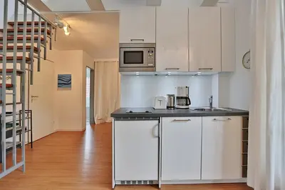 Küche/Küchenzeile in der Unterkunft Am Rosenhain 19 Am Rosenhain 19 Appartement 4