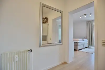 Ein Bett oder Betten in einem Zimmer der Unterkunft Am Elchgrund Am Elchgrund 7 Appartement 5