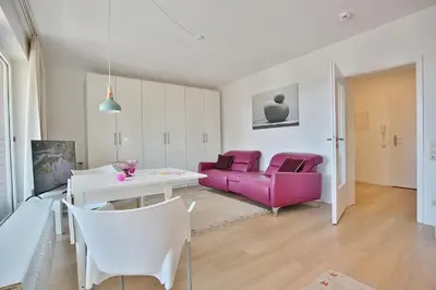 Ein Sitzbereich in der Unterkunft Am Elchgrund Am Elchgrund 7 Appartement 5