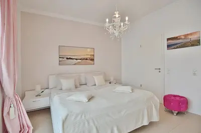 Ein Bett oder Betten in einem Zimmer der Unterkunft Kurpromenade 6 Kurpromenade 6 Appartement 4