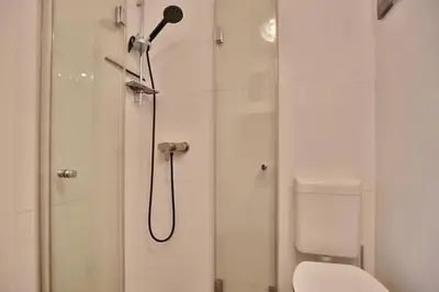 Ein Badezimmer in der Unterkunft Haus Treibgut Haus Treibgut