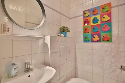 Ein Badezimmer in der Unterkunft Maison Baltique Niendorf Ferienwohnung 