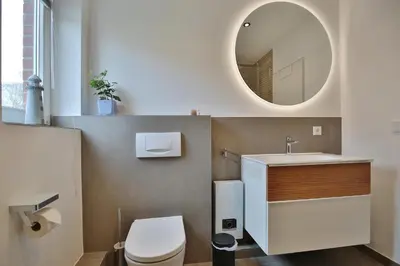 Ein Badezimmer in der Unterkunft Am Rosenhain 8 Am Rosenhain 8 Appartement 2