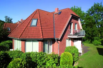 Das Gebäude in dem sich die Ferienwohnung befindet