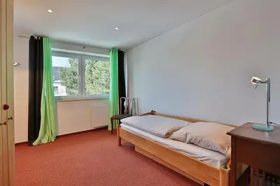 Ein Bett oder Betten in einem Zimmer der Unterkunft Ferienhaus Gorch-Fock-Str 37 Ferienhaus Gorch-Fock-Str 37