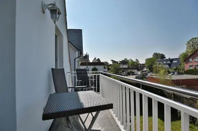 Ein Balkon oder eine Terrasse in der Unterkunft Haus Strandidyll Haus Strandidyll Haus 2