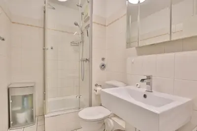 Ein Badezimmer in der Unterkunft Kurparkresidenz-Timmendorfer Strand Kurparkresidenz-Timmendorfer Strand Appartement 23