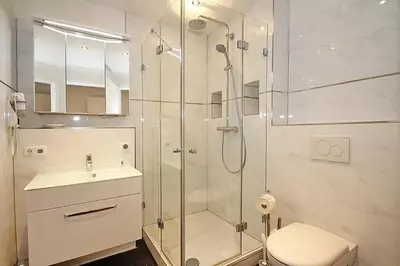 Ein Badezimmer in der Unterkunft Residenz am Timmendorfer Platz Residenz am Timmendorfer Platz Appartement 1