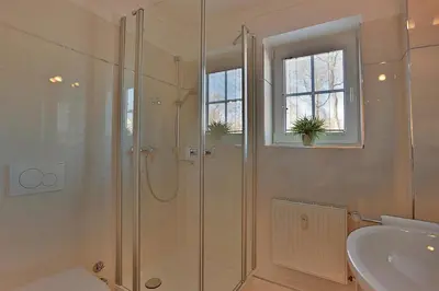 Ein Badezimmer in der Unterkunft Kurparkresidenz-Timmendorfer Strand Kurparkresidenz-Timmendorfer Strand Appartement 01
