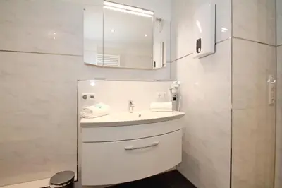 Ein Badezimmer in der Unterkunft Residenz am Timmendorfer Platz Residenz am Timmendorfer Platz Appartement 2