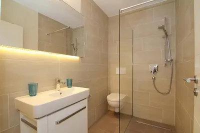 Ein Badezimmer in der Unterkunft Villa Stern Villa Stern Appartement 03