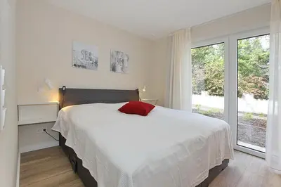 Ein Bett oder Betten in einem Zimmer der Unterkunft Villa Stern Villa Stern Appartement 04