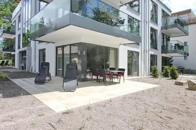 Das Gebäude in dem sich die Ferienwohnung befindet