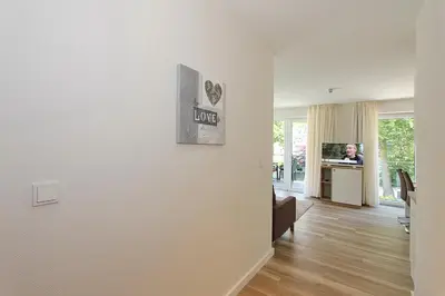 TV/Unterhaltungsangebot in der Unterkunft Villa Stern Villa Stern Appartement 05