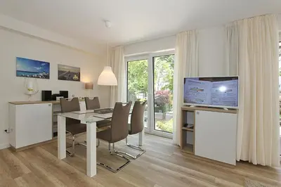 TV/Unterhaltungsangebot in der Unterkunft Villa Stern Villa Stern Appartement 06