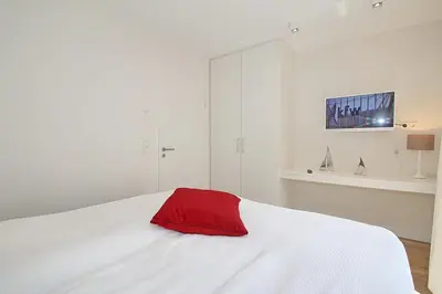 Ein Bett oder Betten in einem Zimmer der Unterkunft Villa Stern Villa Stern Appartement 07