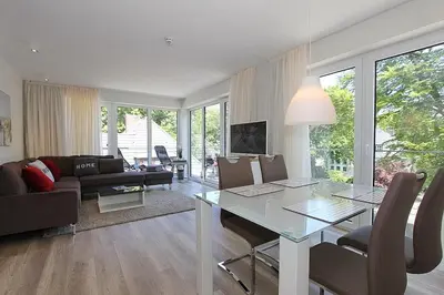 TV/Unterhaltungsangebot in der Unterkunft Villa Stern Villa Stern Appartement 09