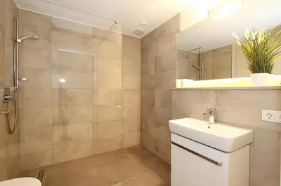 Ein Badezimmer in der Unterkunft Villa Stern Villa Stern Appartement 12