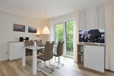 TV/Unterhaltungsangebot in der Unterkunft Villa Stern Villa Stern Appartement 12