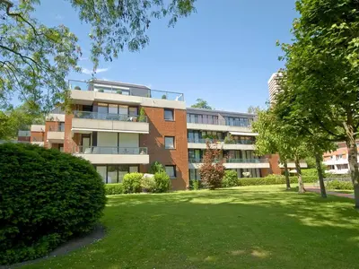 Das Gebäude in dem sich die Ferienwohnung befindet