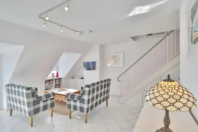 TV/Unterhaltungsangebot in der Unterkunft Haus Kurparkblick Haus Kurparkblick Appartement 11