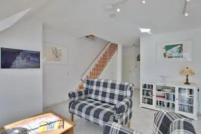 Ein Sitzbereich in der Unterkunft Haus Kurparkblick Haus Kurparkblick Appartement 11