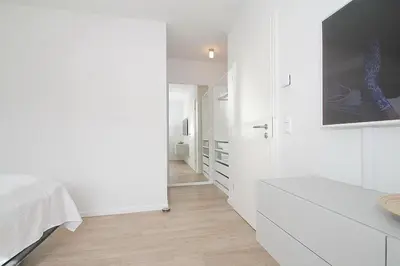 Ein Bett oder Betten in einem Zimmer der Unterkunft Ferienanlage Bergstrasse 6 Ferienanlage Bergstrasse 6 Appartement 7