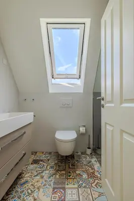 Ein Badezimmer in der Unterkunft Ferienhaus Wohrbarg Ferienhaus Wohrbarg