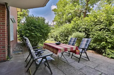 Ein Garten an der Unterkunft Wohnpark am Mühlenteich Wohnpark am Mühlenteich Appartement 07