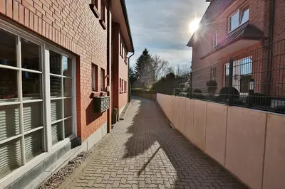 Das Gebäude in dem sich die Ferienwohnung befindet