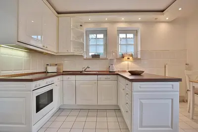 Küche/Küchenzeile in der Unterkunft Haus Parkblick, Timmendorfer Strand Haus Parkblick Appartement 07