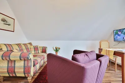 TV/Unterhaltungsangebot in der Unterkunft Gorch-Fock-Straße 20a Gorch-Fock-Straße 20a Appartement 1