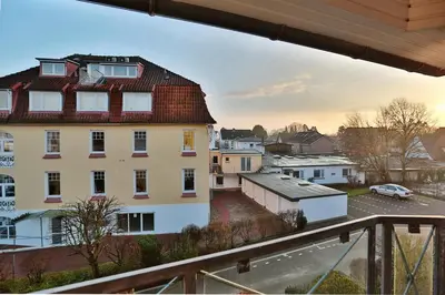 Das Gebäude in dem sich die Ferienwohnung befindet