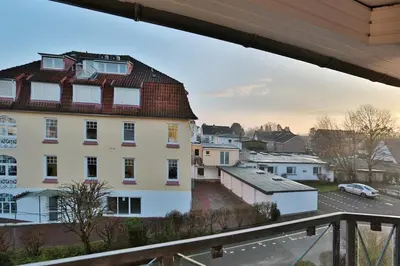 Das Gebäude in dem sich die Ferienwohnung befindet