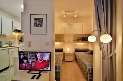 Ein Bett oder Betten in einem Zimmer der Unterkunft Kurparkresidenz-Timmendorfer Strand Kurparkresidenz-Timmendorfer Strand Appartement 22