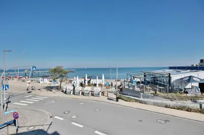 Ein allgemeiner Meerblick oder ein Meerblick von der Ferienwohnung aus