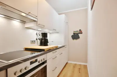 Küche/Küchenzeile in der Unterkunft Gorch-Fock-Park Haus 57 Gorch-Fock-Park 57 Appartement 14