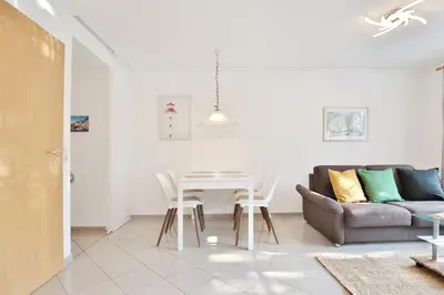 Ein Sitzbereich in der Unterkunft Gorch-Fock-Park Haus 57 Gorch-Fock-Park 57 Appartement 13