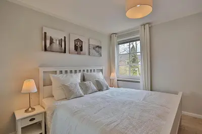 Ein Bett oder Betten in einem Zimmer der Unterkunft Am Elchgrund, im Brook 9 Am Elchgrund Im Brook 9 Appartement 08